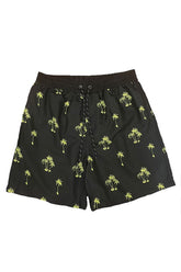 Palm Tree Print Swim Shorts